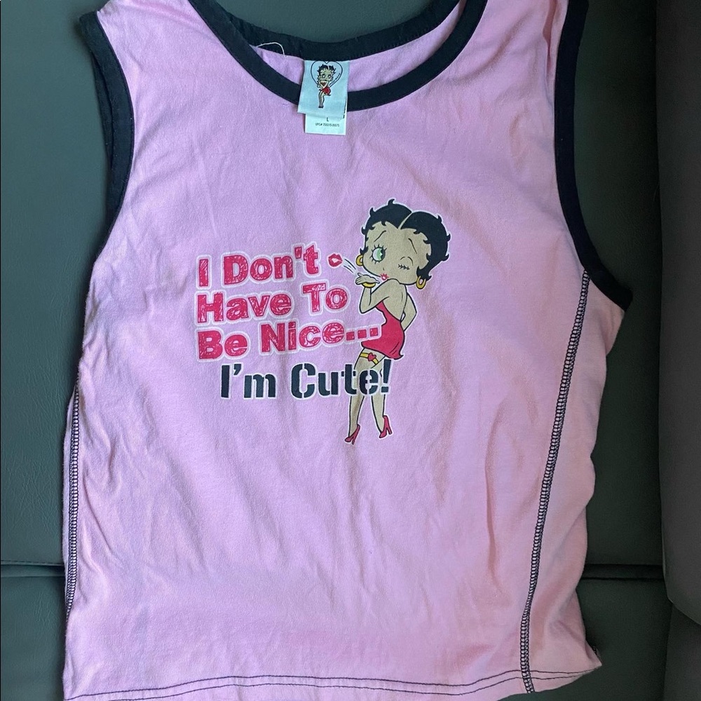 betty boop vintage tank